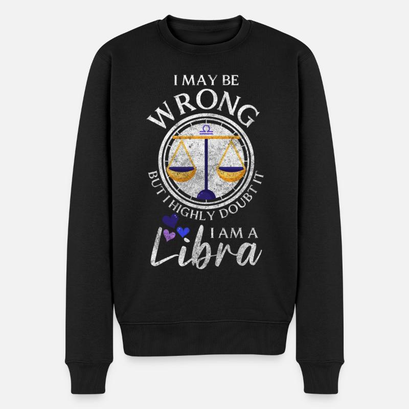 Balance Octobre Étoile - Pull Premium bio Homme - noir