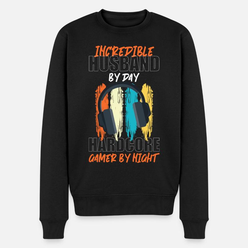Gamer Player Game League - Pull Premium bio Homme - noir