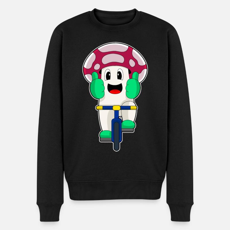 Vélo champignon - Pull Premium bio Homme - noir