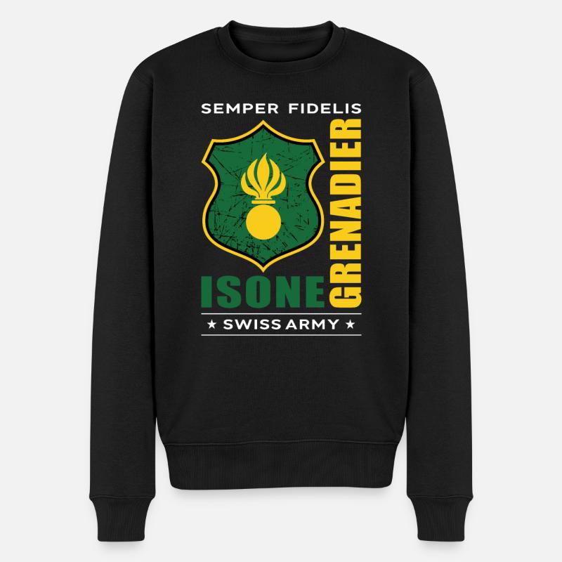 Grenadier - Pull Premium bio Homme - noir