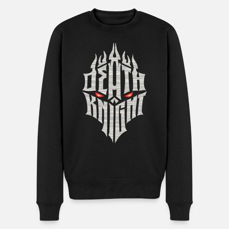 Death knight - Männer Premium Bio Pullover - Schwarz