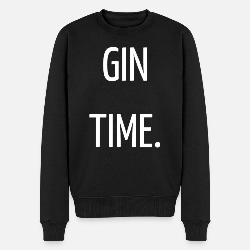 Gin time - Pull Premium bio Homme - noir