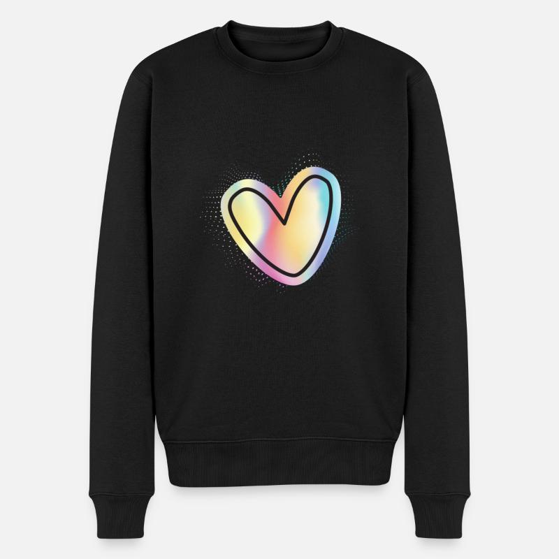 Cœur - Pull Premium bio Homme - noir