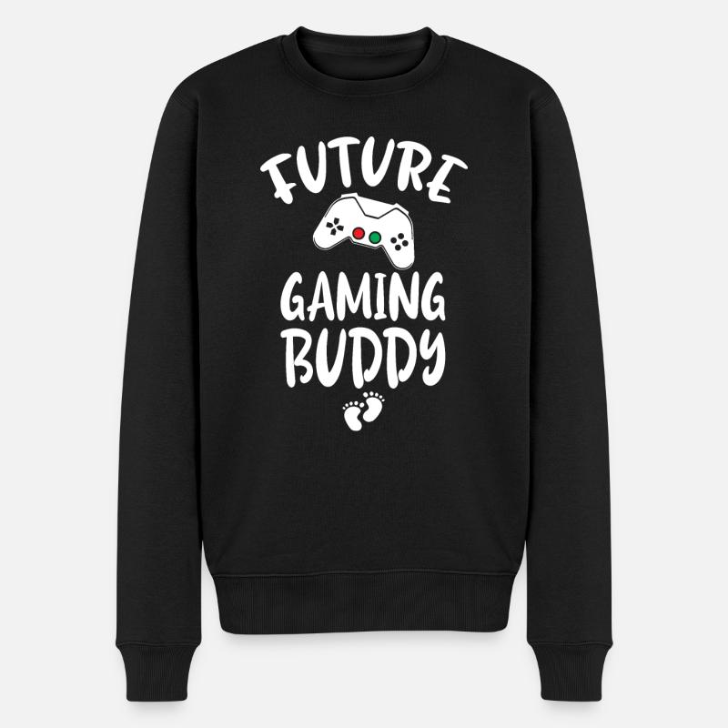 Future Gaming Buddy - Bébé - Pull Premium bio Homme - noir