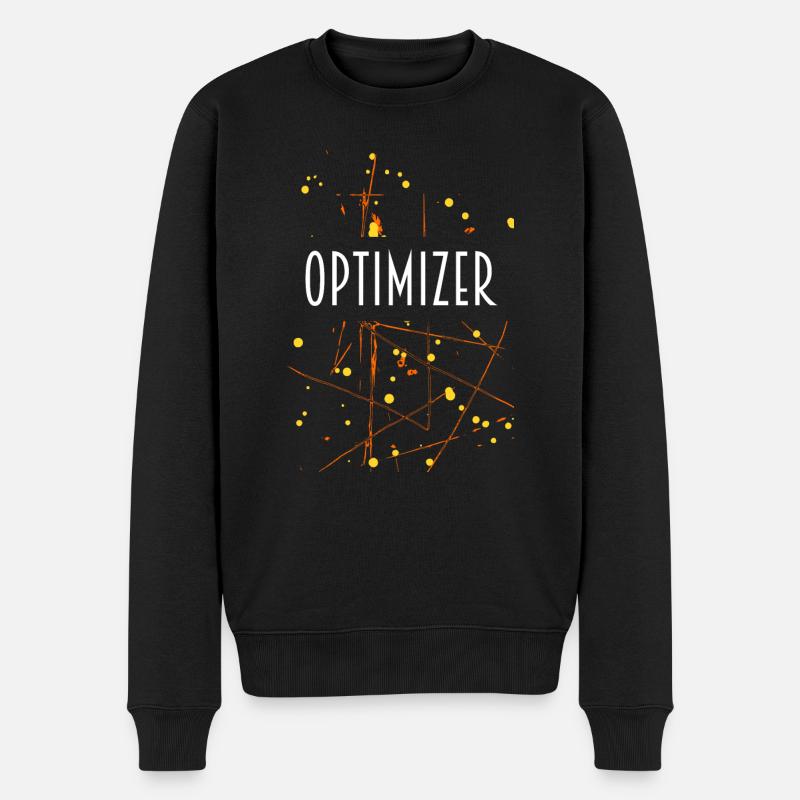 OPTIMIZER D54 24 - Men's Premium Organic Jumper - black