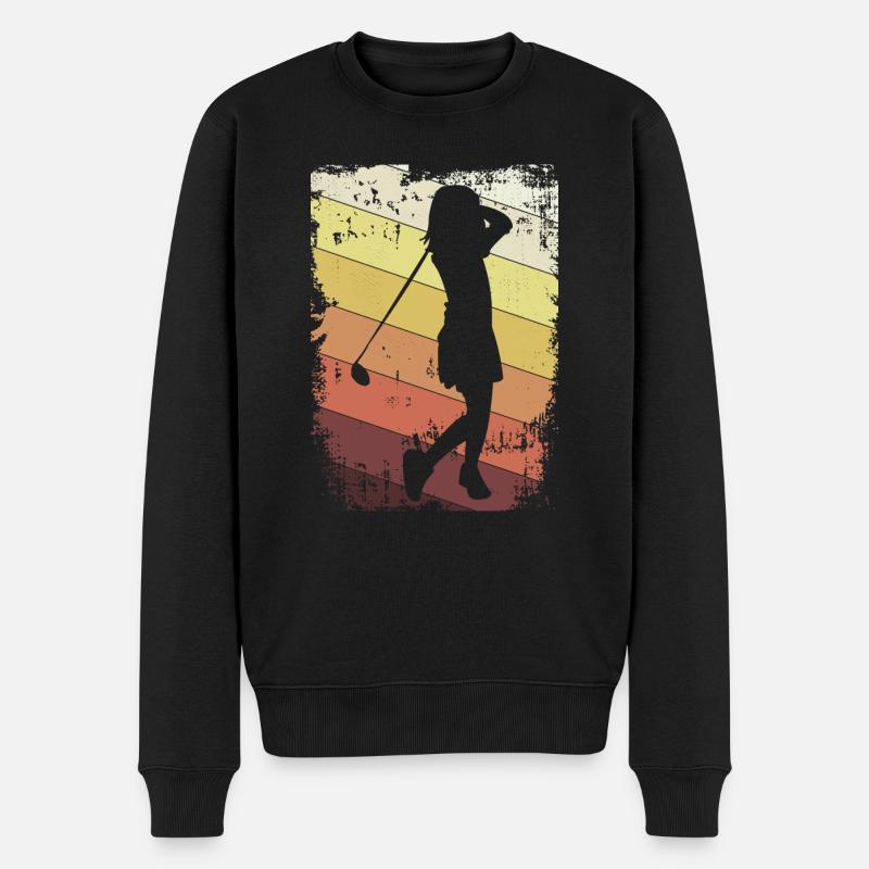 Golfeuse - Pull Premium bio Homme - noir