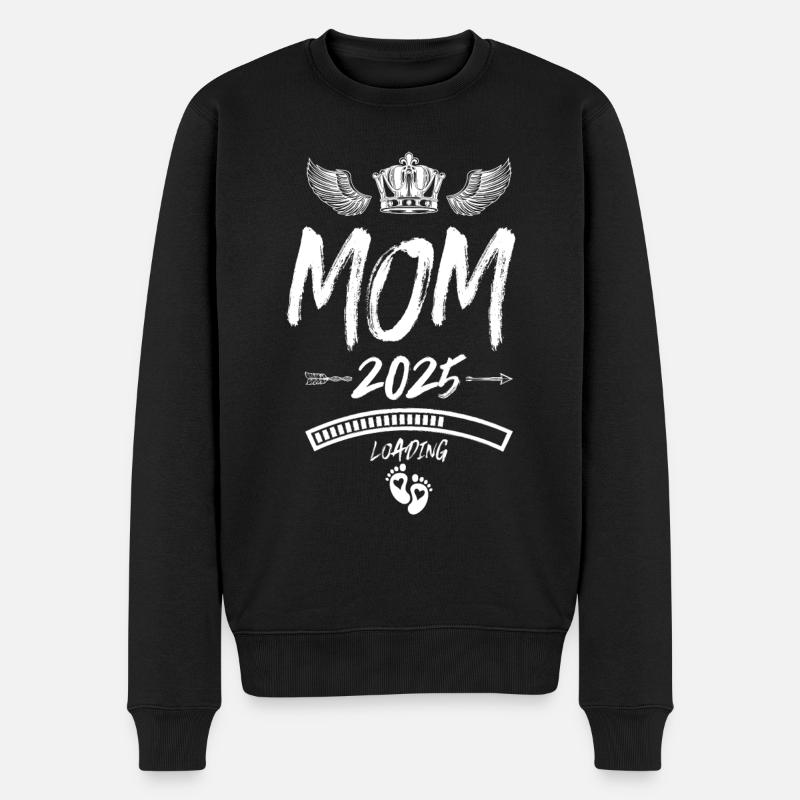 Maman 2025 Chargement Maman disant - Pull Premium bio Homme - noir