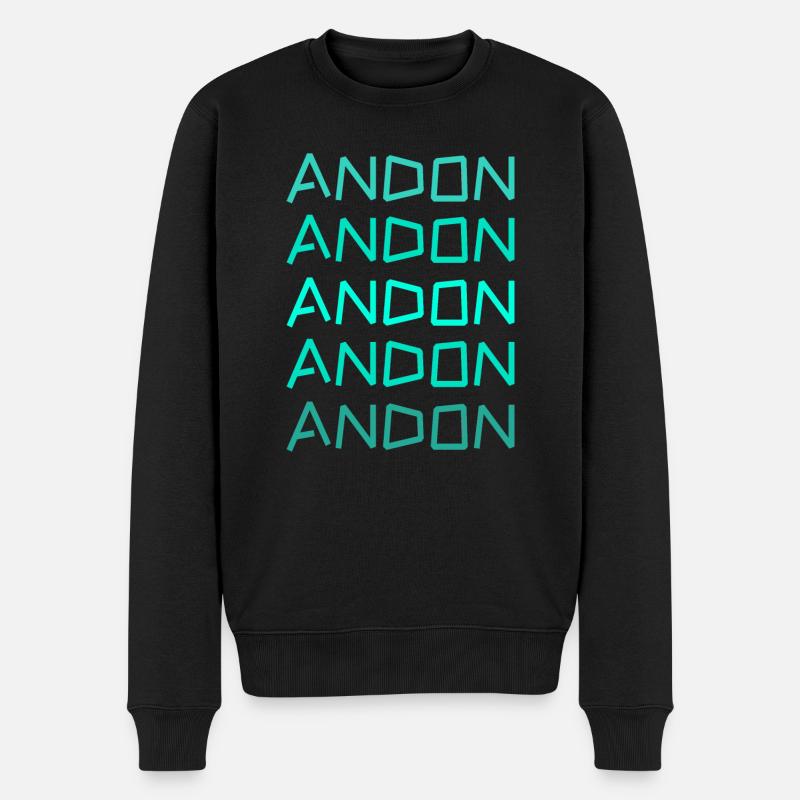 Andon - Pull Premium bio Homme - noir