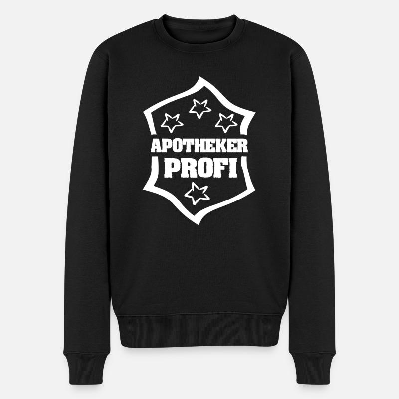 Beruf Apotheker - Männer Premium Bio Pullover - Schwarz