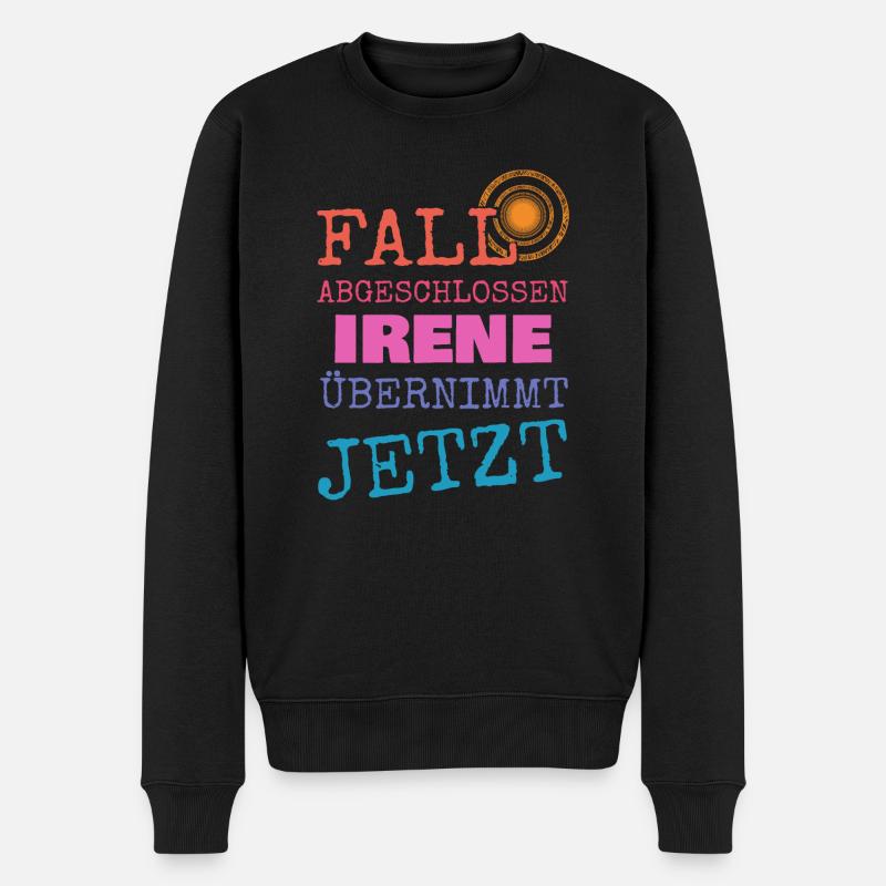 Geschenk für Irene - Männer Premium Bio Pullover - Schwarz