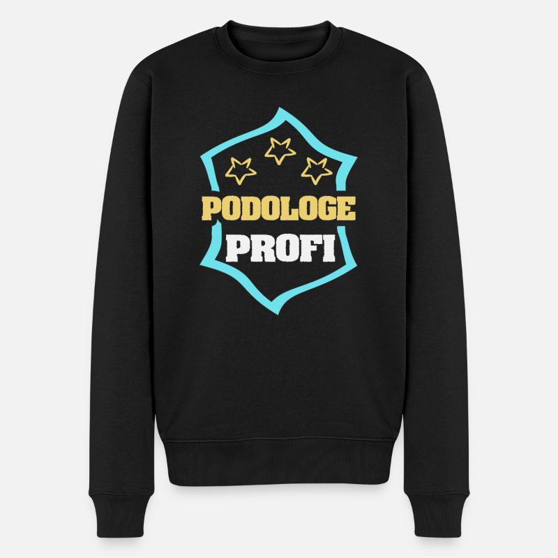 Profession : Podiatre - Pull Premium bio Homme - noir