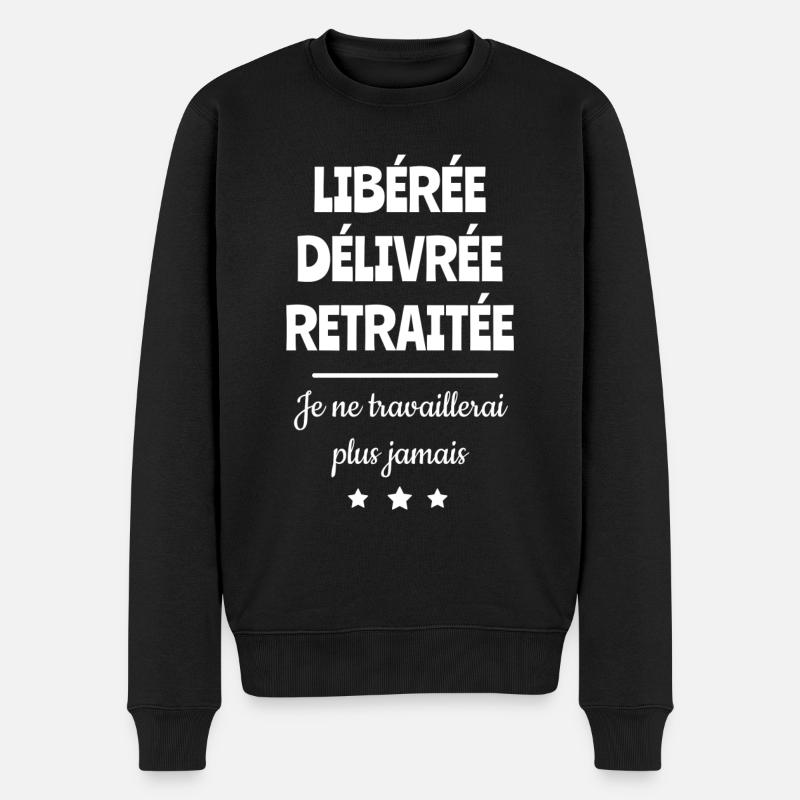 Retraite - Pull Premium bio Homme - noir