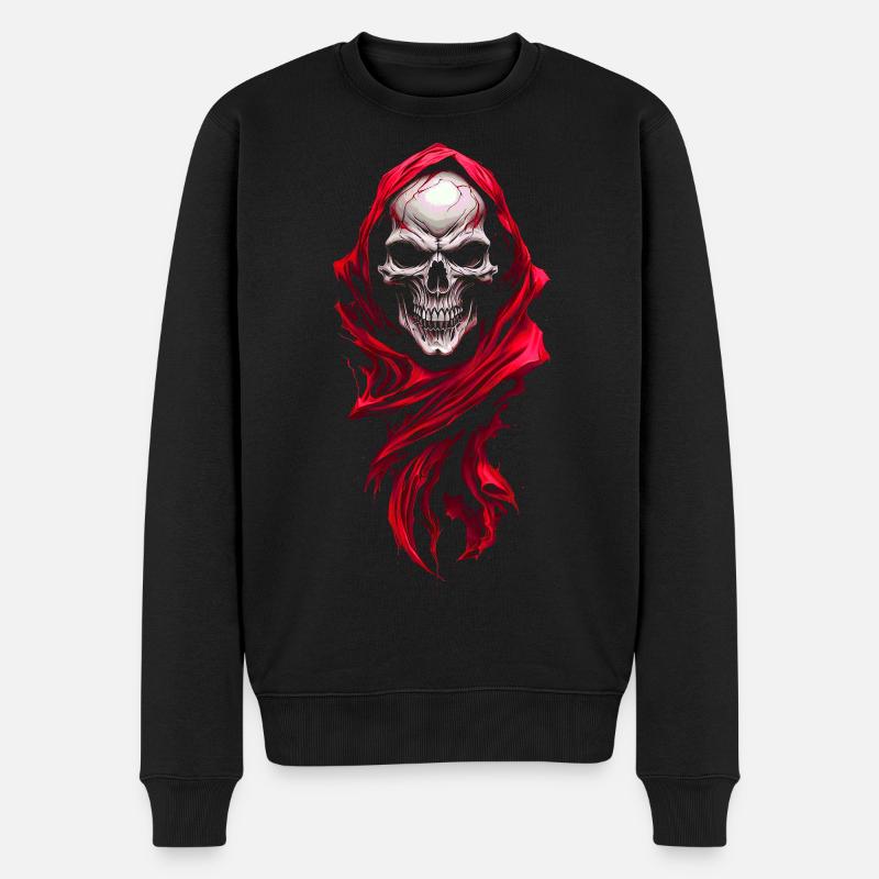 Mort en rouge - Pull Premium bio Homme - noir