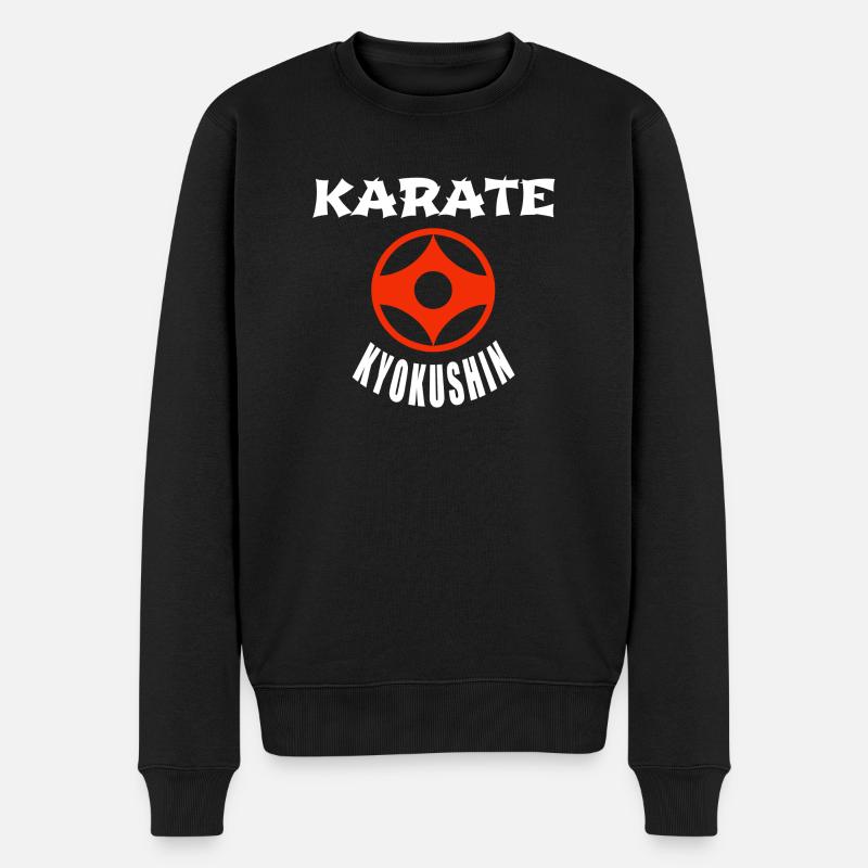 Kyokushin Karate - Männer Premium Bio Pullover - Schwarz
