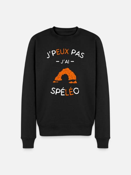 J'peux pas j'ai Spéléo - Pull Premium bio Homme - noir