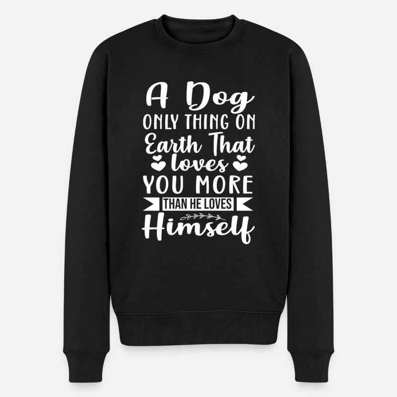 Chien - Pull Premium bio Homme - noir