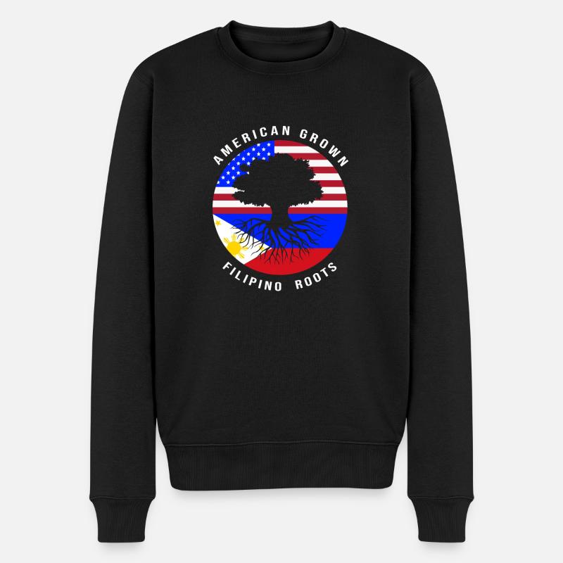 Philippinisch Philippinen - Männer Premium Bio Pullover - Schwarz