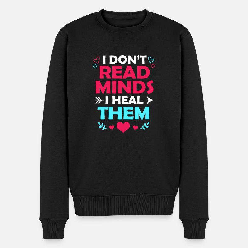 Schulpsychologe - Männer Premium Bio Pullover - Schwarz