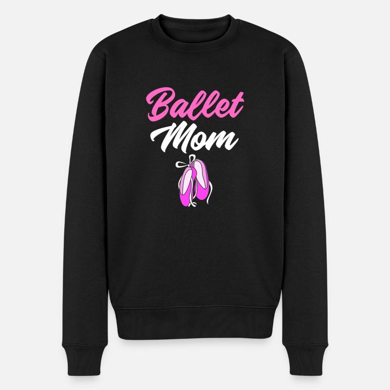 Ballett Ballett-Tänzerin - Männer Premium Bio Pullover - Schwarz