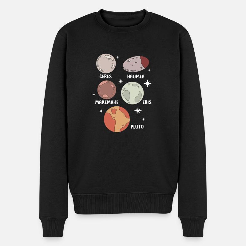 Univers du système solaire - Pull Premium bio Homme - noir