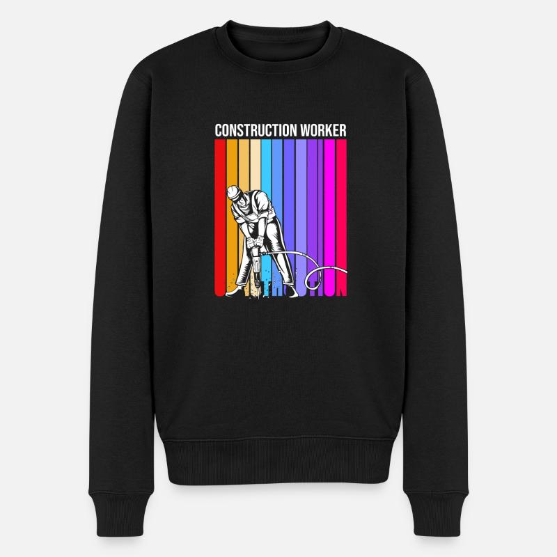 Chantier de construction - Pull Premium bio Homme - noir