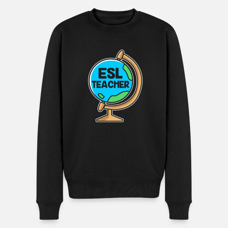 Professeur d’anglais Professeur d’anglais - Pull Premium bio Homme - noir
