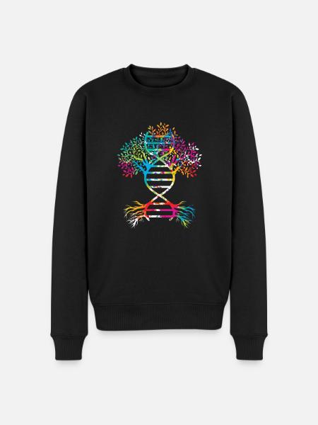Family tree genealogy - Men's Premium Organic Jumper - black