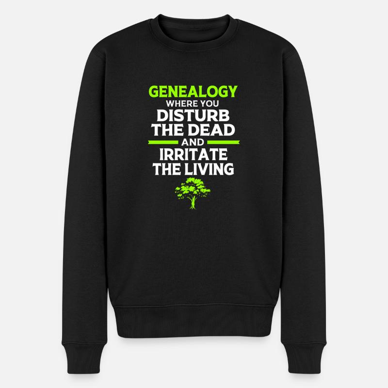 Généalogie de l’arbre généalogique - Pull Premium bio Homme - noir