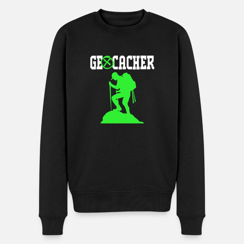 Géocaching Géocache Géocacher - Pull Premium bio Homme - noir