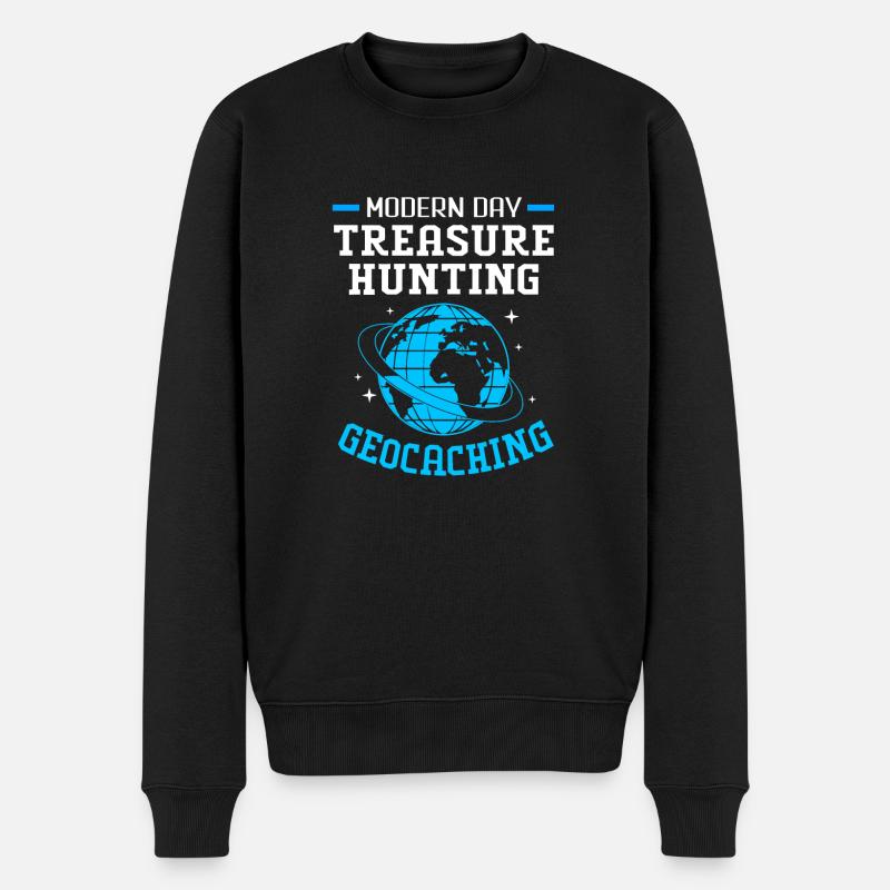 Géocaching Géocache Géocacher - Pull Premium bio Homme - noir