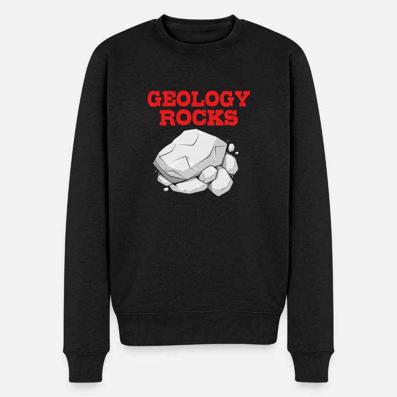 Geologe - Männer Premium Bio Pullover - Schwarz