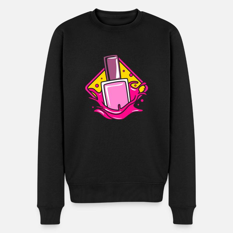 Kosmetikerin - Männer Premium Bio Pullover - Schwarz