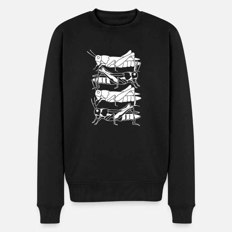 Sauterelle sauterelle - Pull Premium bio Homme - noir
