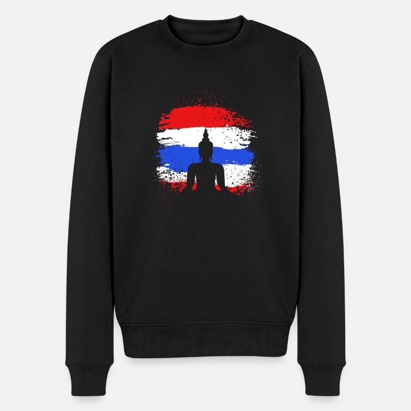 Thaïlande - Pull Premium bio Homme - noir