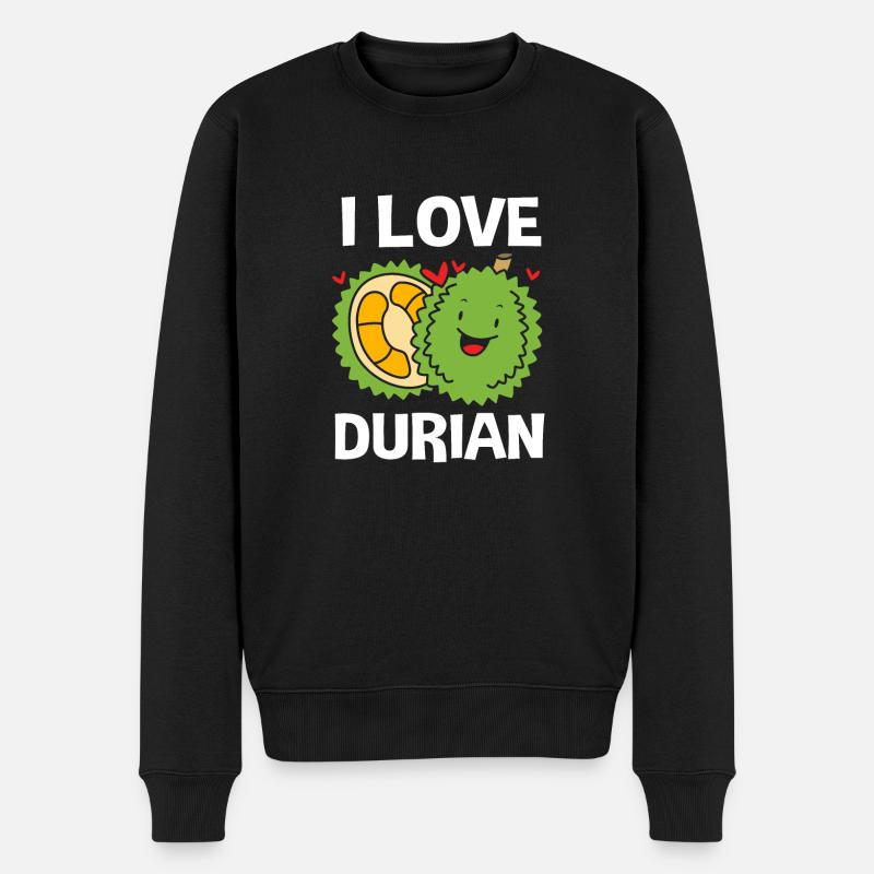 Fruit de durian thaïlandais - Pull Premium bio Homme - noir