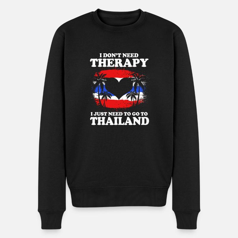 Thaïlande - Pull Premium bio Homme - noir