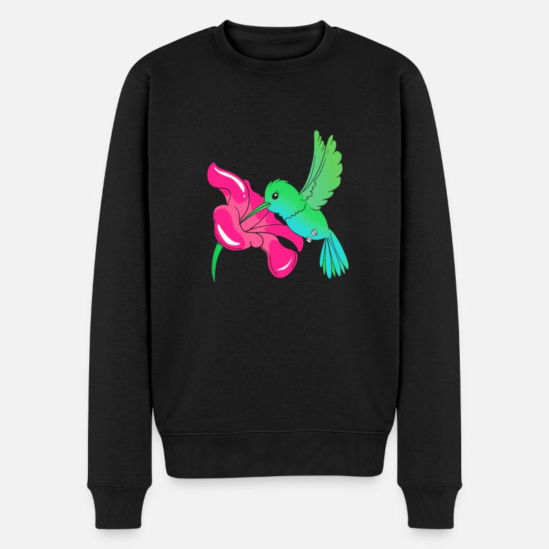 Colibri - Pull Premium bio Homme - noir