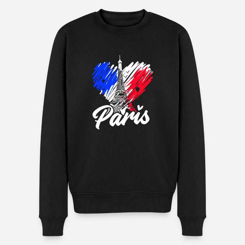 France - Pull Premium bio Homme - noir