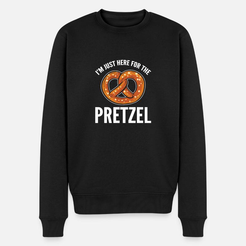 bretzel - Pull Premium bio Homme - noir