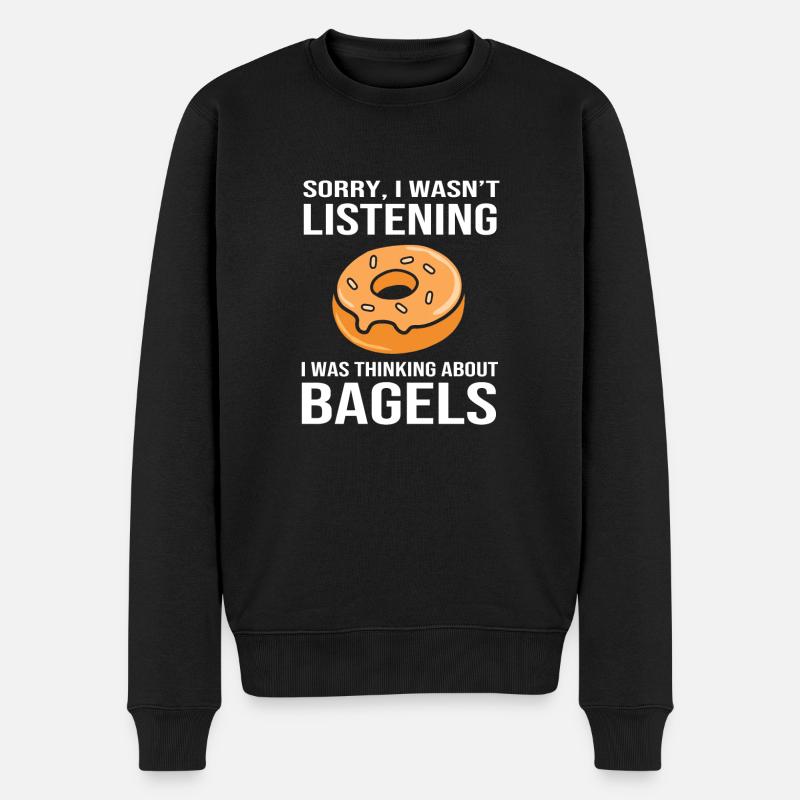 Bagel - Pull Premium bio Homme - noir