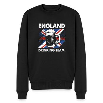 Angleterre Anglais - Pull Premium bio Homme - noir - Devant - Nico (187cm)