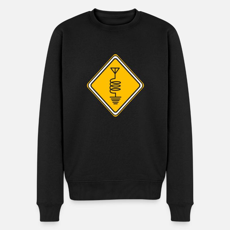 Amateurfunk Radio Antenne - Männer Premium Bio Pullover - Schwarz