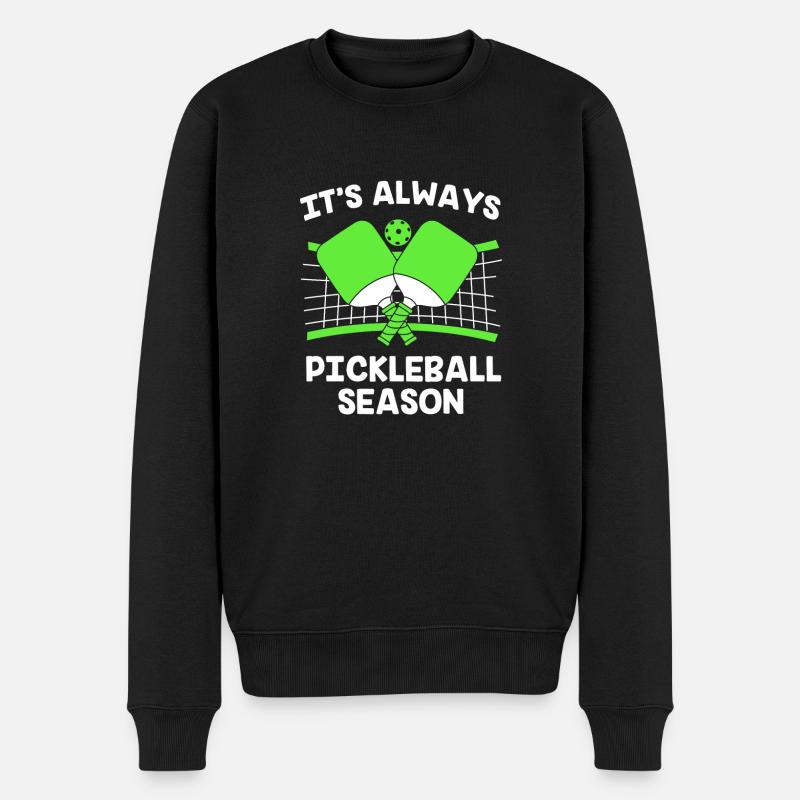 Pickleball - Pull Premium bio Homme - noir