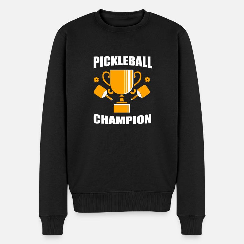 Pickleball - Pull Premium bio Homme - noir