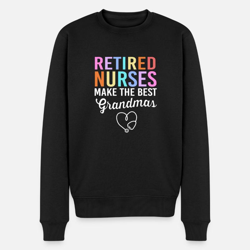 Pension d’infirmière - Pull Premium bio Homme - noir