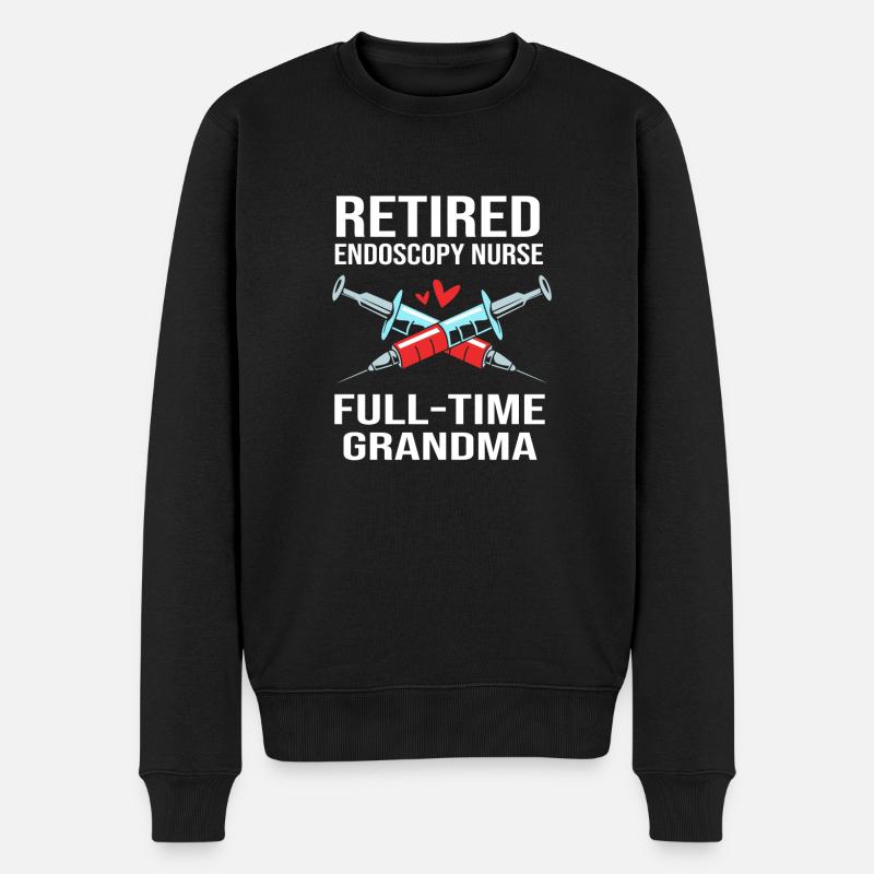 Pension d’infirmière - Pull Premium bio Homme - noir