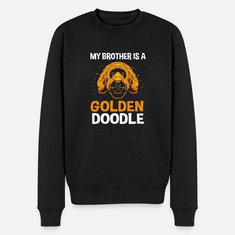 Goldendoodle - Pull Premium bio Homme - noir