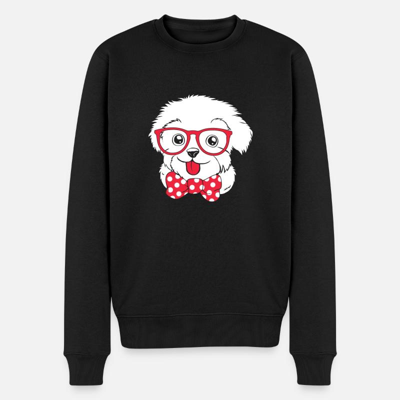 Malteser - Männer Premium Bio Pullover - Schwarz