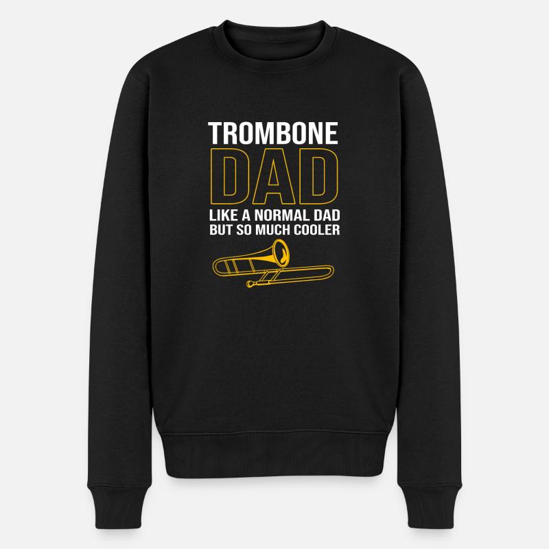 Trombone - Pull Premium bio Homme - noir