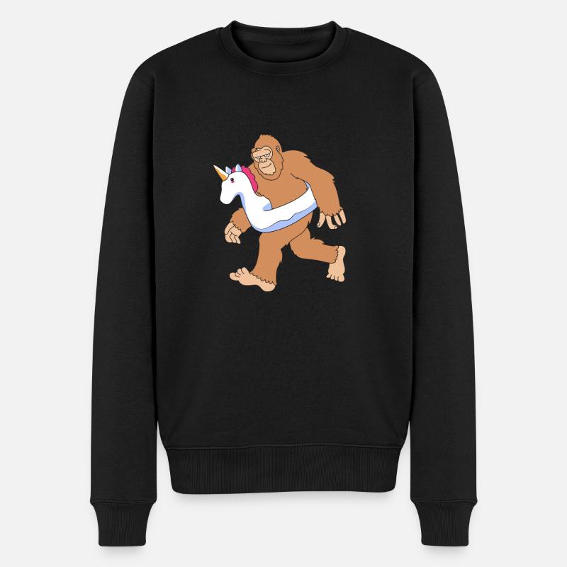 Fête à la piscine - Pull Premium bio Homme - noir